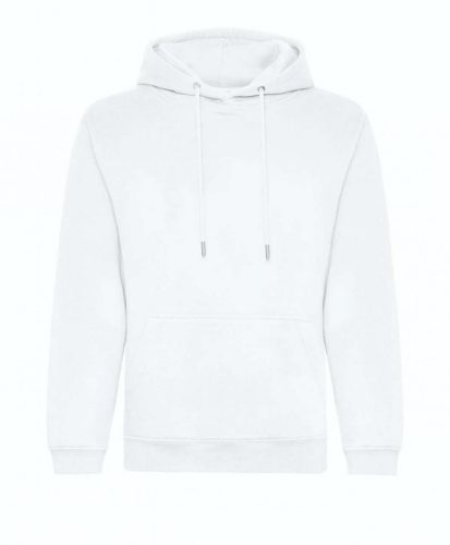 Just Hoods AWJH201 Organic pamut kapucnis pulóver - Arctic White