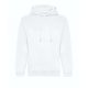 Just Hoods AWJH201 Organic pamut kapucnis pulóver - Arctic White