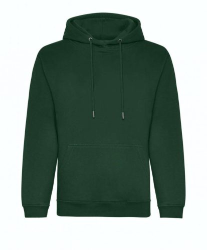 Just Hoods AWJH201 Organic pamut kapucnis pulóver - Bottle Green
