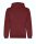 Just Hoods AWJH201 Organic pamut kapucnis pulóver - Burgundy