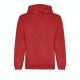 Just Hoods AWJH201 Organic pamut kapucnis pulóver - Fire Red