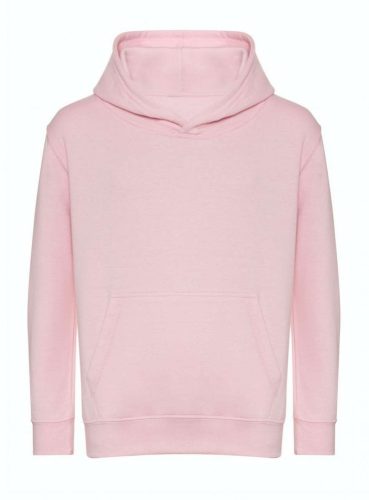 Just Hoods AWJH201J Organic pamut gyerek kapucnis pulóver - Baby Pink
