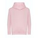 Just Hoods AWJH201J Organic pamut gyerek kapucnis pulóver - Baby Pink