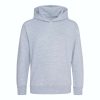 Just Hoods AWJH201J Organic pamut gyerek kapucnis pulóver - Heather Grey