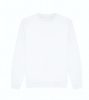 Just Hoods AWJH230 Organic pamut környakú pulóver - Arctic White