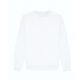 Just Hoods AWJH230 Organic pamut környakú pulóver - Arctic White