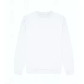   Just Hoods AWJH230 Organic pamut környakú pulóver - Arctic White