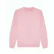Just Hoods AWJH230 Organic pamut környakú pulóver - Baby Pink