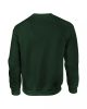 Gildan GI12000 Dryblend felnőtt környakas pulóver - Forest Green