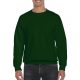 Gildan GI12000 Dryblend felnőtt környakas pulóver - Forest Green