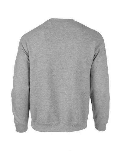 Gildan GI12000 Dryblend felnőtt környakas pulóver - Sport Grey