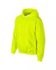Gildan GI12500 Dryblend felnőtt kapucnis pulóver - Safety Green