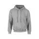 Gildan GI12500 Dryblend felnőtt kapucnis pulóver - Sport Grey 