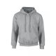 Gildan GI12500 Dryblend felnőtt kapucnis pulóver - Sport Grey 