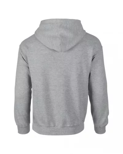 Gildan GI12500 Dryblend felnőtt kapucnis pulóver - Sport Grey 