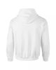 Gildan GI12500 Dryblend felnőtt kapucnis pulóver - White