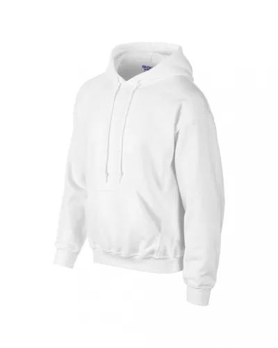 Gildan GI12500 Dryblend felnőtt kapucnis pulóver - White