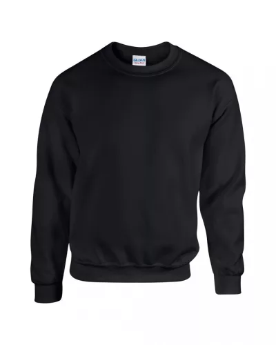 Gildan GI18000 Heavy blend felnőtt környakas pulóver - Black
