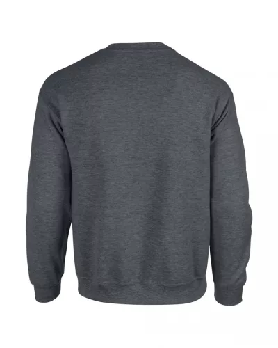 Gildan GI18000 Heavy blend felnőtt környakas pulóver - Dark Heather