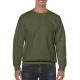 Gildan GI18000 Heavy blend felnőtt környakas pulóver - Military Green