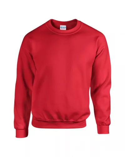 Gildan GI18000 Heavy blend felnőtt környakas pulóver - Red