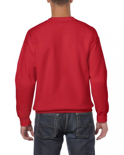 Gildan GI18000 Heavy blend felnőtt környakas pulóver - Red