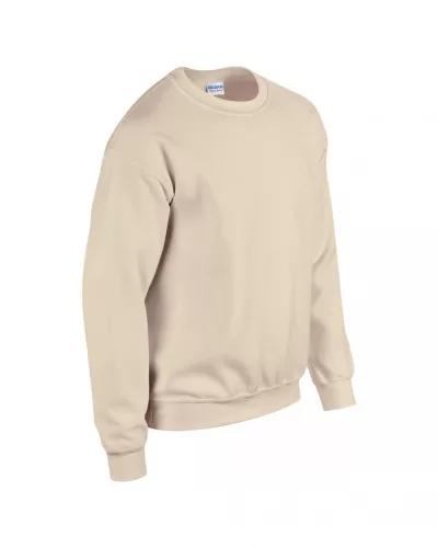 Gildan GI18000 Heavy blend felnőtt környakas pulóver - Sand