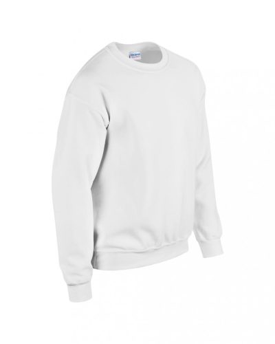 Gildan GI18000 Heavy blend felnőtt környakas pulóver - White