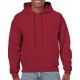 Gildan GI18500 Heavy blend felnőtt kapucnis pulóver - Antique Cherry Red 