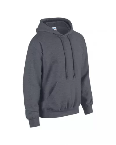 Gildan GI18500 Heavy blend felnőtt kapucnis pulóver - Dark Heather