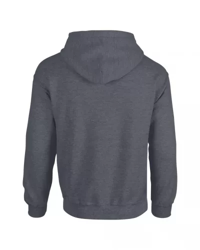 Gildan GI18500 Heavy blend felnőtt kapucnis pulóver - Dark Heather