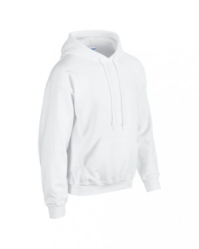 Gildan GI18500 Heavy blend felnőtt kapucnis pulóver - White