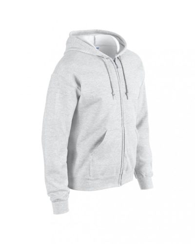 Gildan GI18600 Heavy blend felnőtt cipzáros kapucnis pulóver - Ash