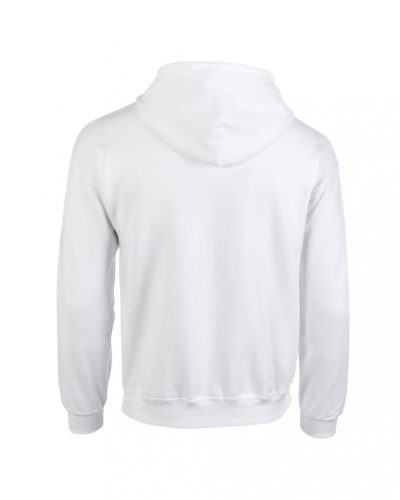 Gildan GI18600 Heavy blend felnőtt cipzáros kapucnis pulóver - White