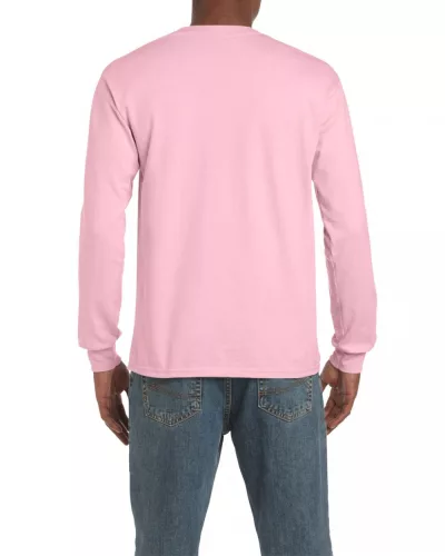 Gildan GI2400 ultra pamut felnőtt hosszú ujjú póló - Light Pink