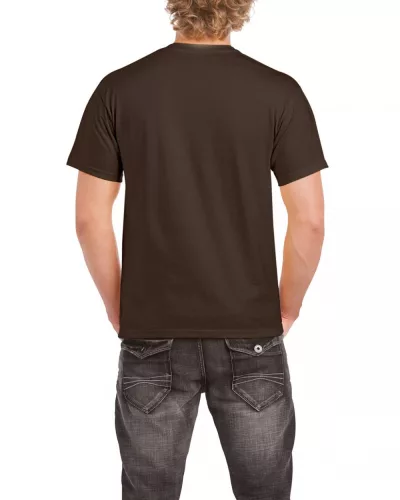 Gildan 5000 Heavy Cotton felnőtt pamut póló /unisex/ -  Dark Chocolate