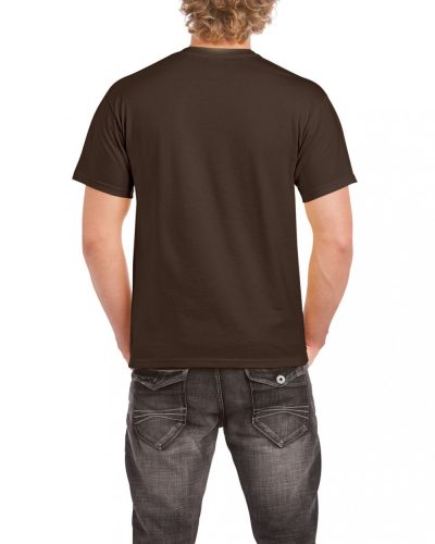 Gildan 5000 Heavy Cotton felnőtt pamut póló /unisex/ -  Dark Chocolate