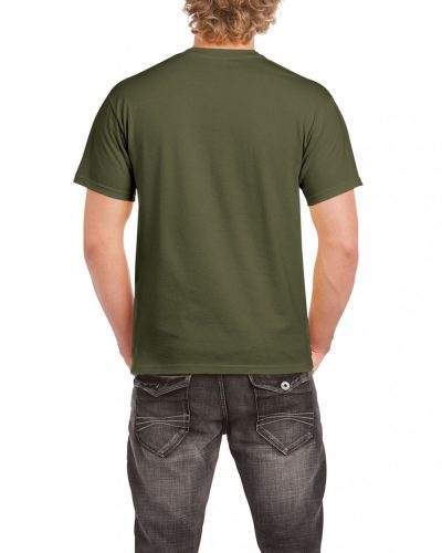 Gildan 5000 Heavy Cotton felnőtt pamut póló /unisex/ - Military