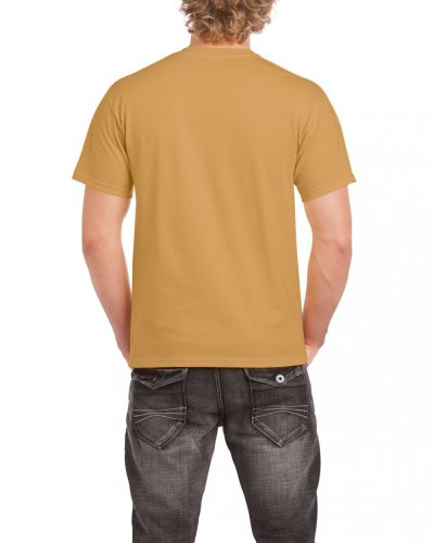 Gildan 5000 Heavy Cotton felnőtt pamut póló /unisex/ - Old Gold