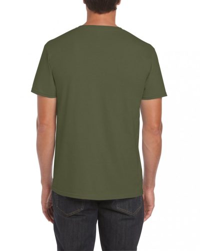 Gildan GI64000 Softstyle felnőtt póló - Military Green