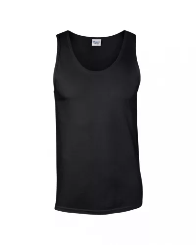 Gildan GI64200 Softstyle férfi pamut trikó - Black