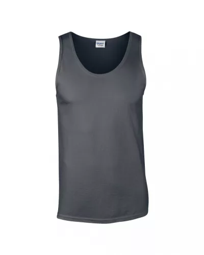 Gildan GI64200 Softstyle férfi pamut trikó - Charcoal