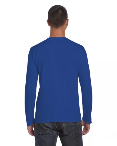 Gildan GI64400 Softstyle felnőtt hosszú ujjú póló - Royal