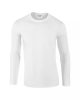 Gildan GI64400 Softstyle felnőtt hosszú ujjú póló - White
