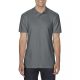 Gildan 64800 Softstyle unisex pamut galléros piké póló - Charcoal