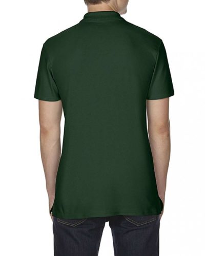 Gildan 64800 Softstyle unisex pamut galléros piké póló - Forest Green