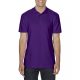 Gildan 64800 Softstyle unisex pamut galléros piké póló - Purple