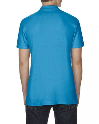 Gildan 64800 Softstyle unisex pamut galléros piké póló - Sapphire