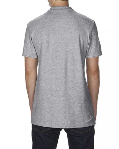 Gildan 64800 Softstyle unisex pamut galléros piké póló - RS Sport Grey