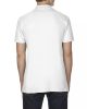 Gildan 64800 Softstyle unisex pamut galléros piké póló - White